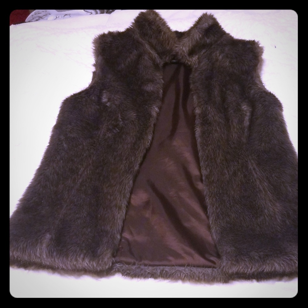 Faux Fur Brown Jacket